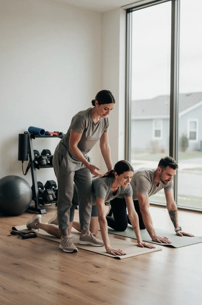 Organized small living area with minimalist decor tips.